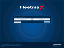 Tablet Screenshot of pro.fleetmax.com.au
